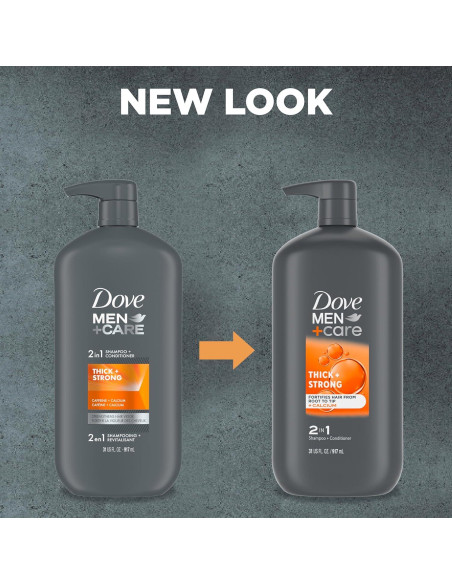 Champú y Acondicionador 2 en 1 Dove Men+Care 0.88 L Fuerte Champú y Acondicionador 2 en 1 Dove Men+Care 0.88 L Fuerte