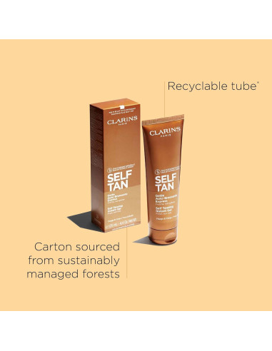 Gel Bronceador Autobrillante Tinteado Clarins 119g - Natural