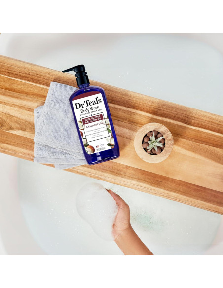 Gel de Baño Dr Teal's 710 ml con Sal de Epsom y Manteca de Karité Gel de Baño Dr Teal's 710 ml con Sal de Epsom y Manteca de Karité