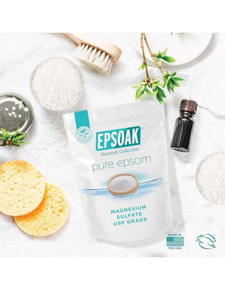 Sal de Epsom Epsoak 8.6 kg Sulfato de Magnesio Puro Sin Fragancia Sal de Epsom Epsoak 8.6 kg Sulfato de Magnesio Puro Sin Fragancia