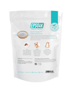 Sal de Epsom Epsoak 2.27 kg Granel USP Sin Fragancia 2