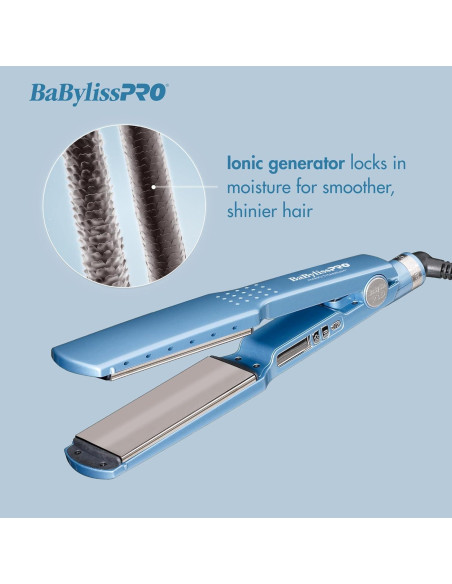 Plancha de Pelo Iónica Titanio Nano BaBylissPRO 4.4 cm Plancha de Pelo Iónica Titanio Nano BaBylissPRO 4.4 cm