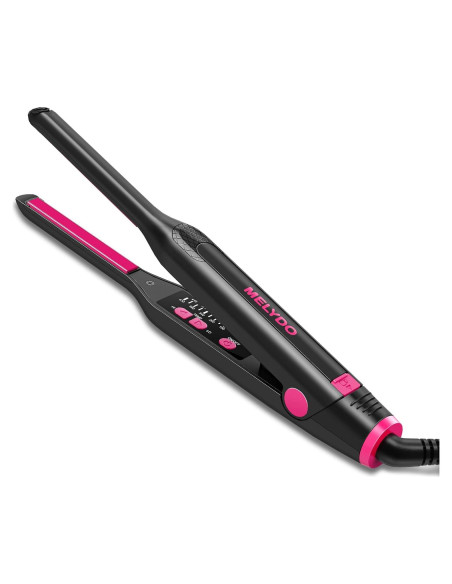 Plancha de Cabello Pequeña MELYDO DS018B 3/10" Temperatura Ajustable Plancha de Cabello Pequeña MELYDO DS018B 3/10" Temperatura Ajustable