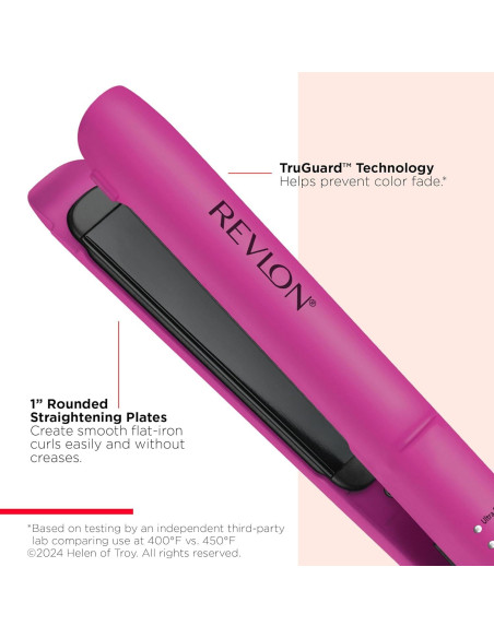 Plancha de Cerámica de Turmalina Revlon 1" 5 Temperaturas Plancha de Cerámica de Turmalina Revlon 1" 5 Temperaturas