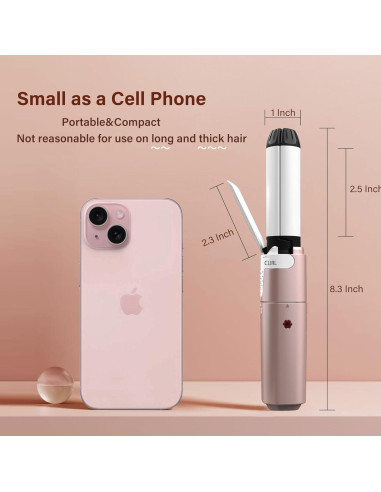Mini Plancha 2 en 1 VAV Cerámica 1 Pulgada Doble Voltaje
