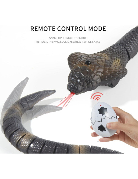 Juguete de Serpiente RC AMCHSURI Recargable USB 22cm Juguete de Serpiente RC AMCHSURI Recargable USB 22cm