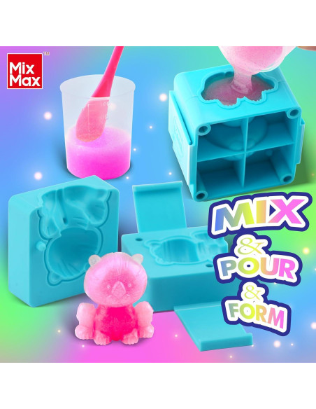 Kit de Fabricación de Muñecas de Goma MixMax - 32 Piezas Kit de Fabricación de Muñecas de Goma MixMax - 32 Piezas