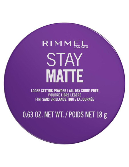 Rimmel Stay Matte Polvo Suelto 001 Transparente 17.86g Vegano Rimmel Stay Matte Polvo Suelto 001 Transparente 17.86g Vegano