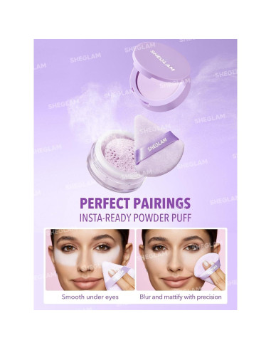 Polvo Suelto Fijador para Ojeras SHEGLAM Taro 9.92g