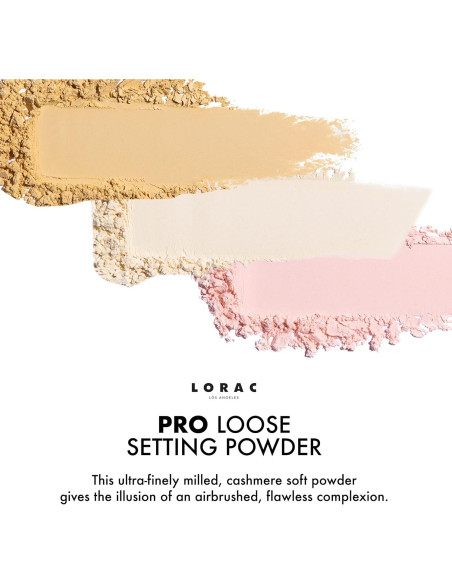 LORAC PRO Polvo Suelto Acabado Perfecto Rosa Suave 27g LORAC PRO Polvo Suelto Acabado Perfecto Rosa Suave 27g