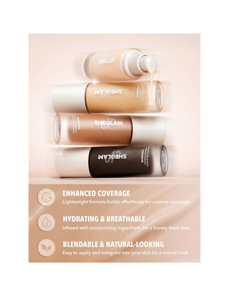 Base Hidratante SHEGLAM Skinfinite Flawless 159g Color Saddle Base Hidratante SHEGLAM Skinfinite Flawless 159g Color Saddle