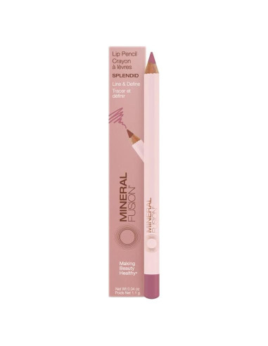 Lápiz Labial Mineral Fusion Espléndido 9g - Hidratante y Vegano