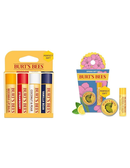 Set de Balsamos Labiales Burt's Bees + Crema Cutículas 6 Unidades Set de Balsamos Labiales Burt's Bees + Crema Cutículas 6 Unidades