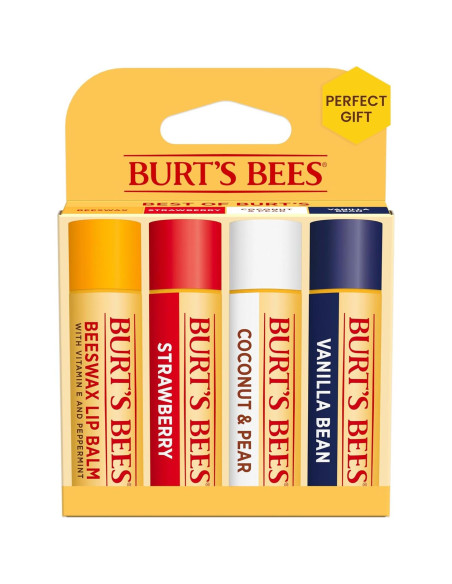 Set de Balsamos Labiales Burt's Bees + Crema Cutículas 6 Unidades Set de Balsamos Labiales Burt's Bees + Crema Cutículas 6 Unidades