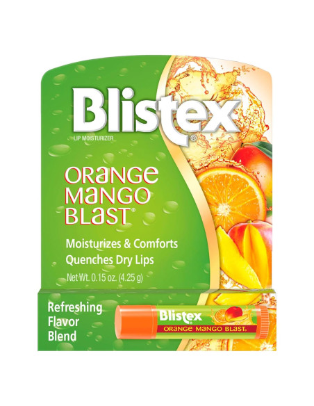Bálsamo Labial Medicado Blistex 12 Unidades 4.25g Sabor Naranja y Mango SPF 15 Bálsamo Labial Medicado Blistex 12 Unidades 4.25g Sabor Naranja y Mango SPF 15