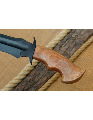 Cuchillo Militar Gladius Crafts 43 cm con Funda de Cuero
