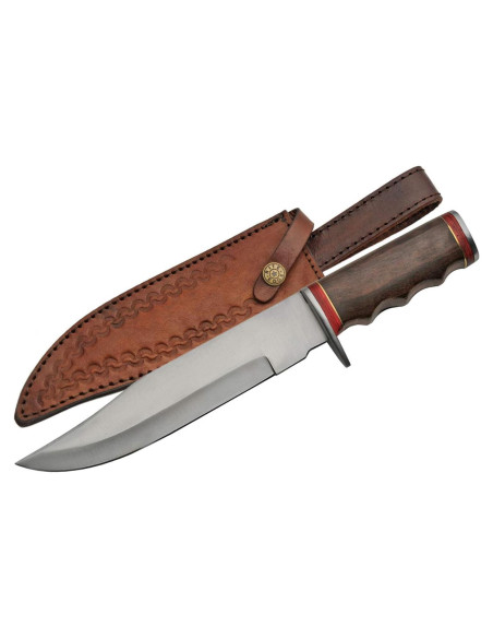 Cuchillo de Caza SZCO 30.48 cm Acero Inoxidable Mango Madera Cuchillo de Caza SZCO 30.48 cm Acero Inoxidable Mango Madera