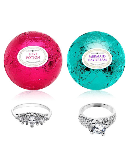 Conjunto de 2 Bombas de Baño Jackpot Candles con Anillo Sorpresa Conjunto de 2 Bombas de Baño Jackpot Candles con Anillo Sorpresa