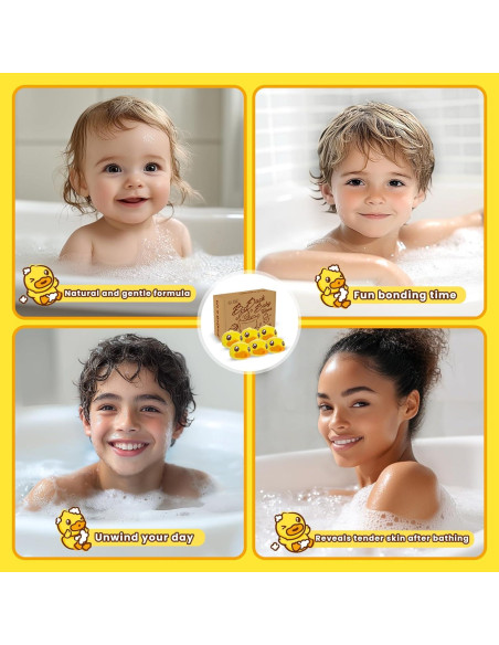 Juego de 6 Bombas de Baño para Niños PURIDAD BABE Juego de 6 Bombas de Baño para Niños PURIDAD BABE