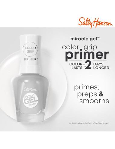 Esmalte de Uñas Sally Hansen Miracle Gel Primer + Top Coat Cristal 14.79 ml