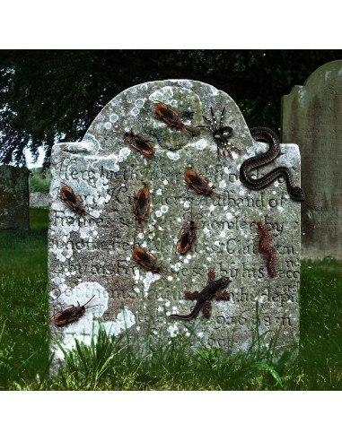 148 Piezas Bichos de Plástico Whaline para Halloween