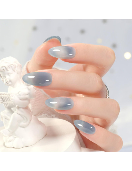 Gel de Uñas Translucido GAOY 16ml Azul Hazy Curado UV Gel de Uñas Translucido GAOY 16ml Azul Hazy Curado UV