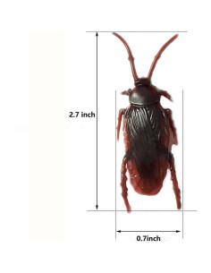 Cucarachas Falsas Realistas OJYUDD 100pcs para Bromas 2