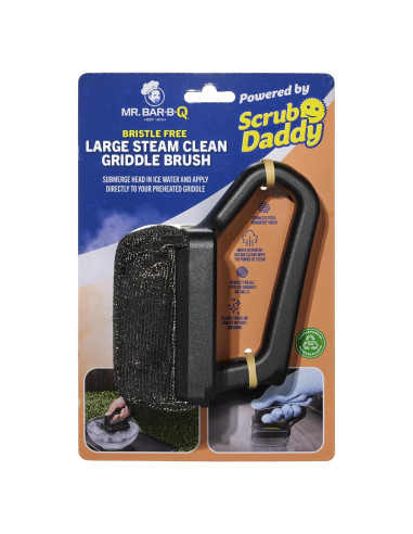 Cepillo Grande para Plancha Mr. Bar-B-Q 77201AMZSD Acero Inoxidable