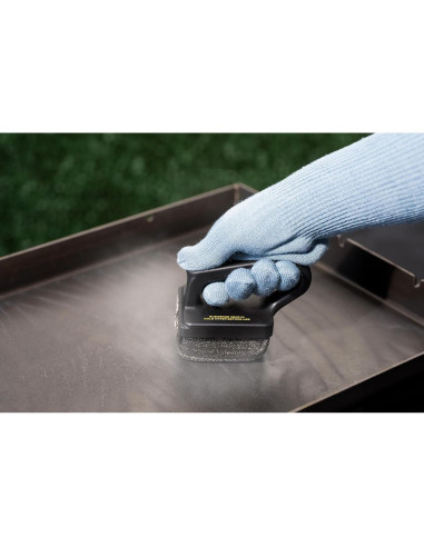 Cepillo Grande para Plancha Mr. Bar-B-Q 77201AMZSD Acero Inoxidable