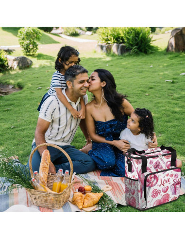 Bolsa de viaje para cafetera Keurig K-Mini y Nespresso - Rosa