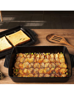 Horno Holandés de Hierro Fundido Northriver 6QT Pre-Sazonado 2
