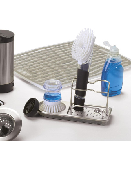 Caddy de Fregadero OXO Good Grips Acero Inoxidable Gris Caddy de Fregadero OXO Good Grips Acero Inoxidable Gris