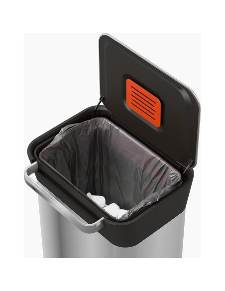 Cubeta de Basura Compresora Joseph Joseph Titan 90L Acero Inoxidable Cubeta de Basura Compresora Joseph Joseph Titan 90L Acero Inoxidable