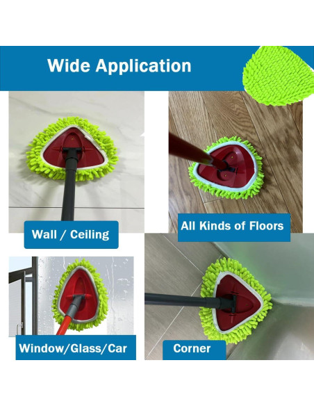 Cabezas de Mopa Chenille Reemplazo Ocedar 6PCS Lavables Cabezas de Mopa Chenille Reemplazo Ocedar 6PCS Lavables