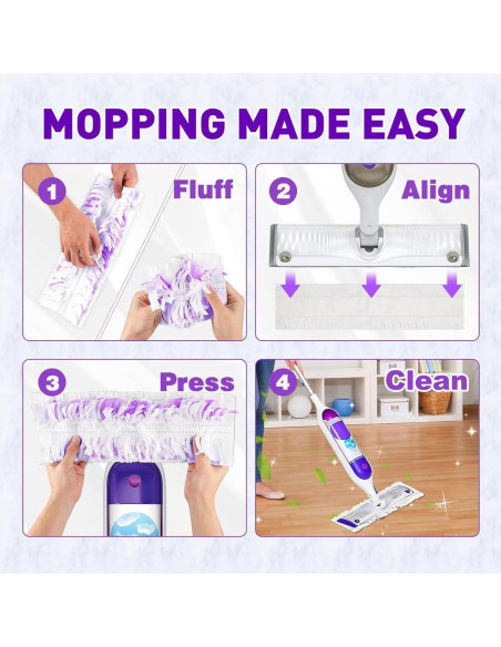 20 Recargas Almohadillas Desechables Swiffer PowerMop Multi-Superficie 20 Recargas Almohadillas Desechables Swiffer PowerMop Multi-Superficie