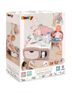 Cuna de Muñecas Smoby Baby Nurse con Monitor y 19 Accesorios 2