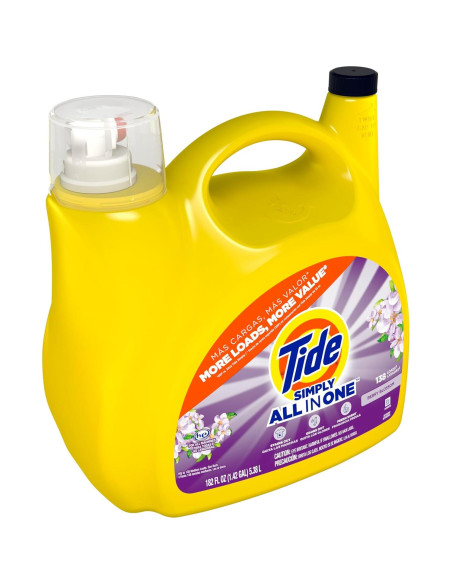 Detergente Líquido Tide Simply Aroma a Flor de Baya 5.38L Detergente Líquido Tide Simply Aroma a Flor de Baya 5.38L
