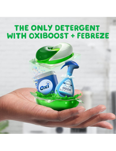 Gain Flings! Detergente para Ropa HE 60 ct Aroma Isla Fresca