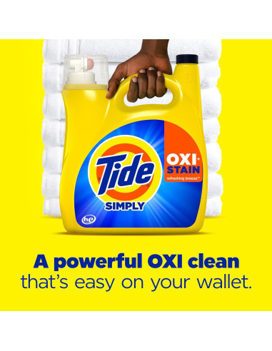 Detergente de Lavandería Tide Simply OXI Boost 4.46 L