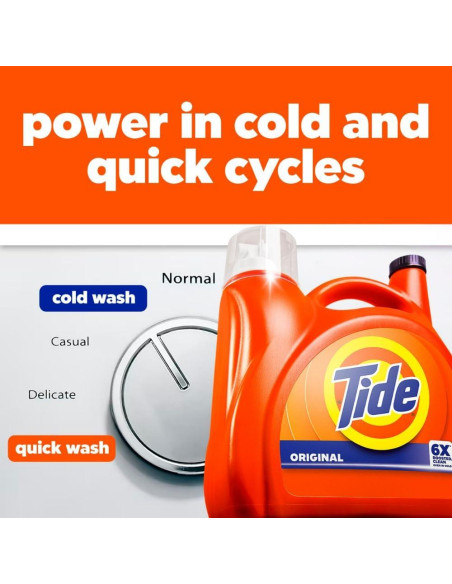 Detergente Líquido para Ropa Tide Original 2.96 L - 80 Lavados Detergente Líquido para Ropa Tide Original 2.96 L - 80 Lavados