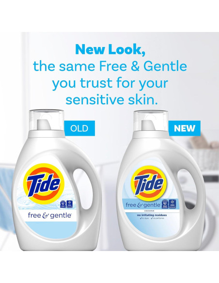 Detergente Líquido Tide Libre y Suave 2.49 L Hipoalergénico Detergente Líquido Tide Libre y Suave 2.49 L Hipoalergénico