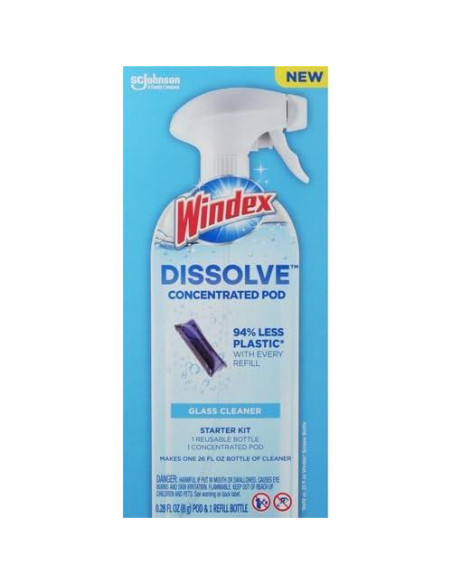 Kit de Inicio Limpiador de Vidrios Windex Dissolve 769 ml Kit de Inicio Limpiador de Vidrios Windex Dissolve 769 ml