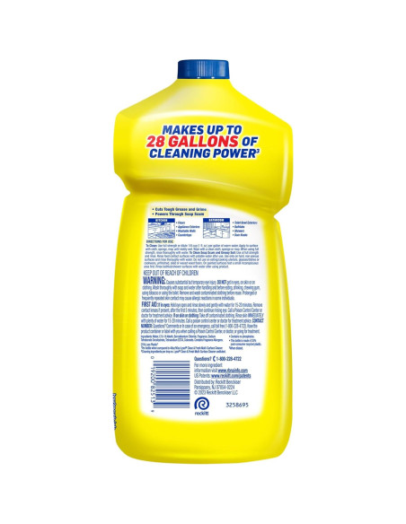 Limpiador Multi-Superficies Lysol 2x Concentrado 828 ml Limón Limpiador Multi-Superficies Lysol 2x Concentrado 828 ml Limón