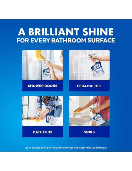 Limpiador Espumoso para Baños Lysol Power 32 Oz - Desinfectante Limpiador Espumoso para Baños Lysol Power 32 Oz - Desinfectante