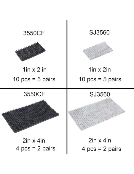 Cinta Doble Cierre Reutilizable P7yaumy SJ3560 10pcs 2.54x5.08cm Cinta Doble Cierre Reutilizable P7yaumy SJ3560 10pcs 2.54x5.08cm