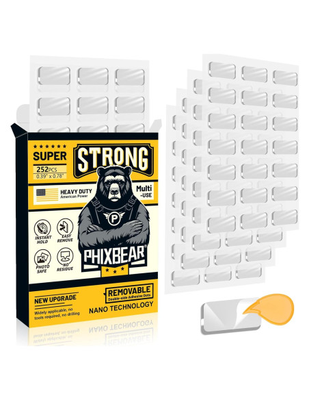 Masilla de Montaje Grande PHIXBEAR 252 Pcs Sin Residuo Masilla de Montaje Grande PHIXBEAR 252 Pcs Sin Residuo