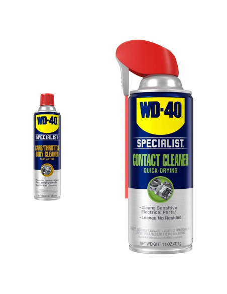 Paquete Limpiador de Carburadores y Contactos WD-40 1-Pack Paquete Limpiador de Carburadores y Contactos WD-40 1-Pack