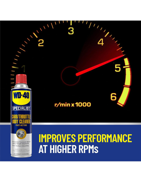 Limpiador de Cuerpo de Aceleración y Piezas WD-40 382.7 g Limpiador de Cuerpo de Aceleración y Piezas WD-40 382.7 g