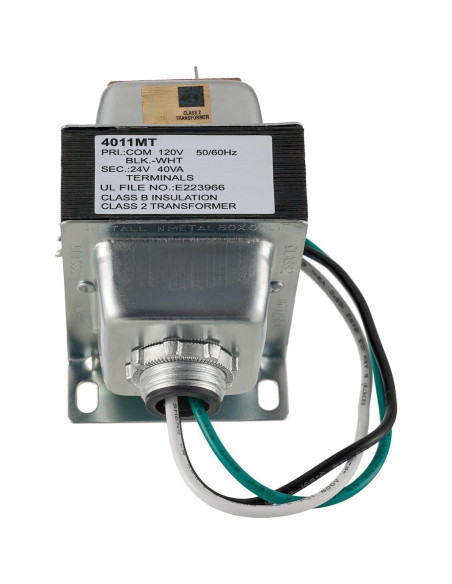 Transformador 24V 40VA EPLZON para Termostatos y Timbres Transformador 24V 40VA EPLZON para Termostatos y Timbres