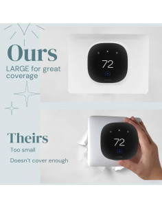 Placa de Pared Grande Adorna One Blanco Solar para Ecobee 2